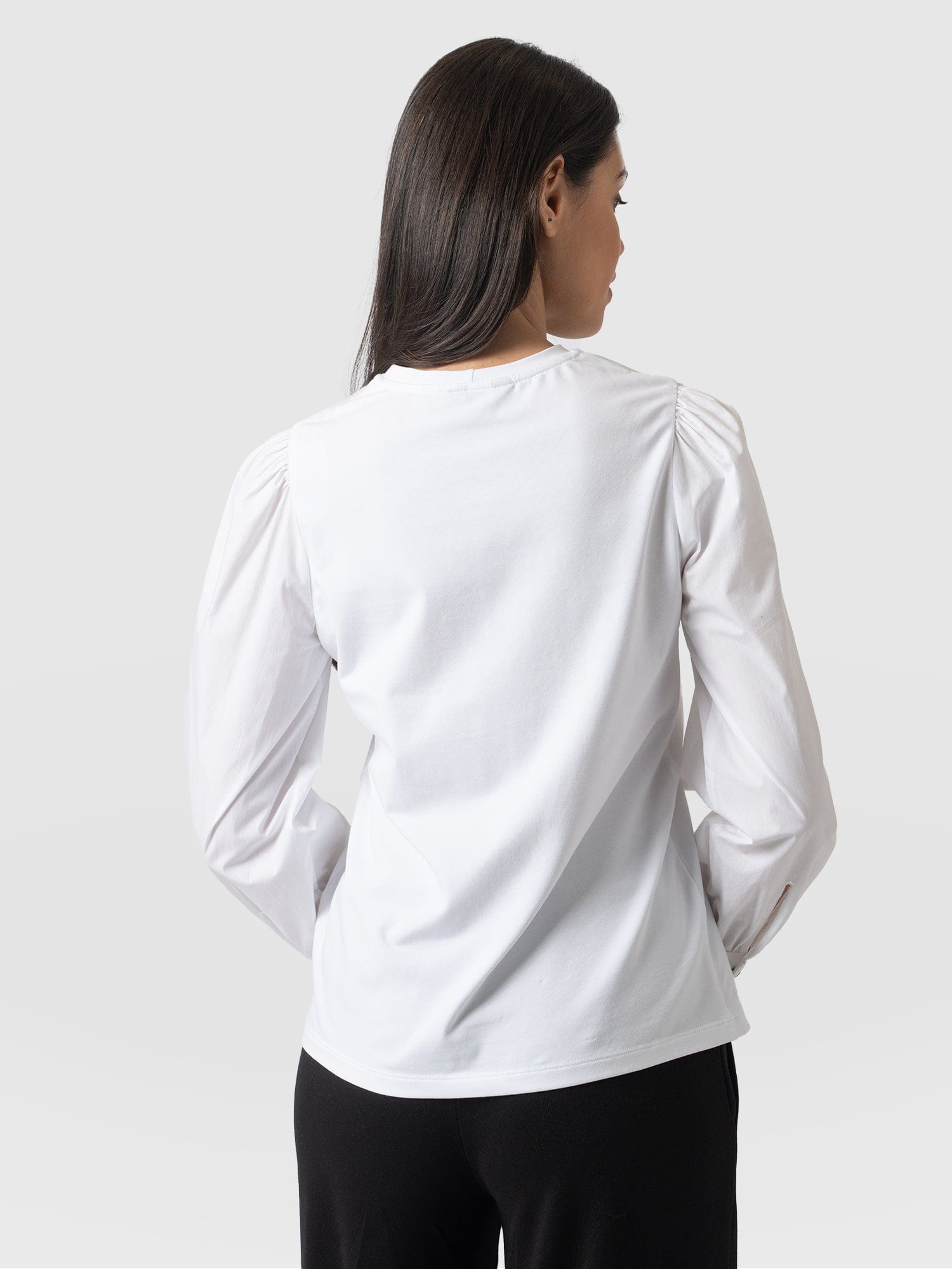 Eva Mockable Top White - Women's Tops | Saint + Sofia® USA